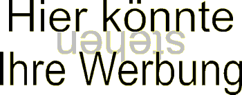 Hier könnte Ihre Werbung stehen